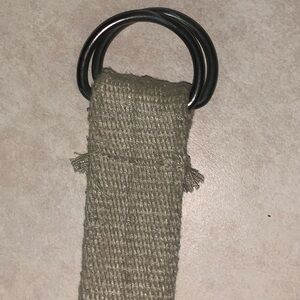 100% polyester tan color men’s belt up to 43in